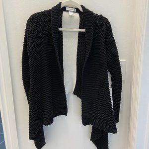 Juliette Jake Black and White Knit Cardigan